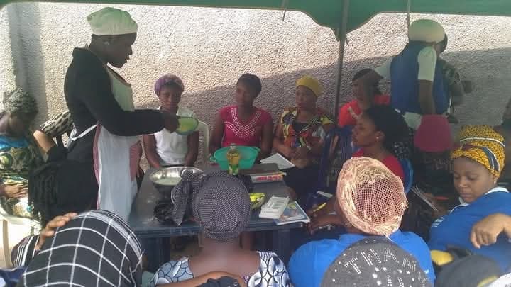Happy children in the community